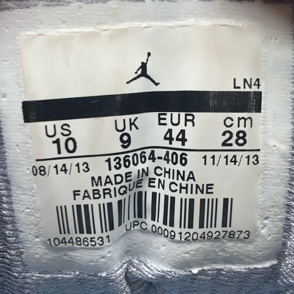Jordan 3 Retro Powder Blue Shoes Men's Sz 10‎